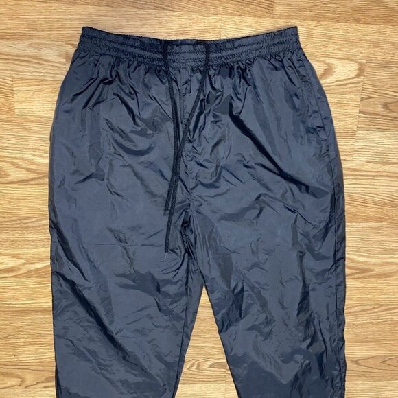 Vtg Wilson Nylon Men Sz L Basketball Ankle Zipper Pants Adjustable Windbreaker - Picture 3 of 13